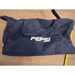 Vintage Pepsi The Joy of Cola Duffel Bag Navy Blue Travel Gym Sports Bag